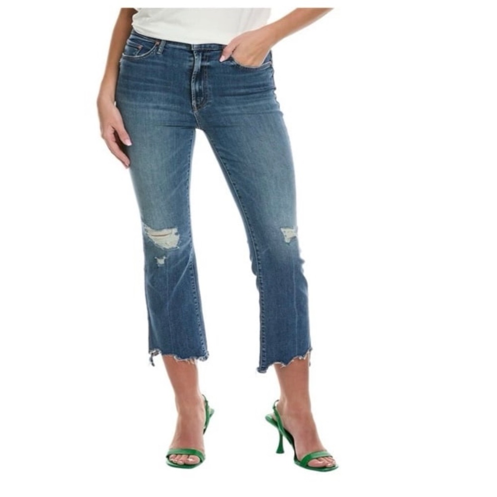 Mother Insider Crop Step Fray